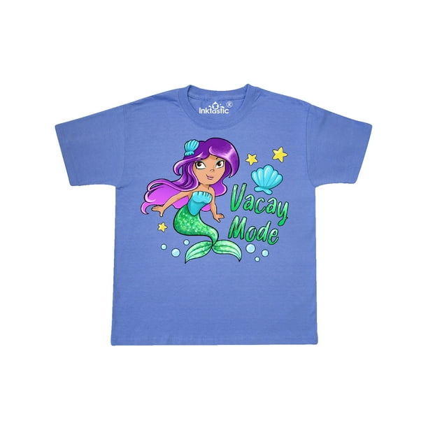 inktastic Vacay Mode Mermaid with Green Tail Toddler T-Shirt inktastic Vacay Mode Mermaid with Green Tail Toddler T-Shirt